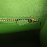 Hermes Birkin 30 Vert Yucca Epsom Gold Hardware - Thumbnail View 9