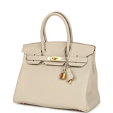 Hermes Birkin 30 Craie Togo Gold Hardware - Thumbnail View 5