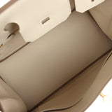Hermes Birkin 30 Craie Togo Gold Hardware - Thumbnail View 8