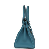 Hermes Birkin 30 Blue Jean Togo Palladium Hardware - Thumbnail View 3