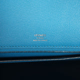 Pre-owned Hermes Casaque Birkin Sellier 30 Rouge De Coeur and Rose Extreme Epsom Palladium Hardware - Thumbnail View 8
