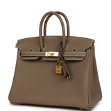 Hermes Birkin 25 Etoupe Togo Gold Hardware - Thumbnail View 5