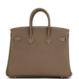 Hermes Birkin 25 Etoupe Togo Gold Hardware - Thumbnail View 4