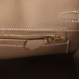 Hermes Birkin 25 Etoupe Togo Gold Hardware - Thumbnail View 9