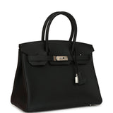 Hermes Birkin 30 Black Togo Palladium Hardware - Thumbnail View 2