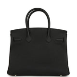 Hermes Birkin 30 Black Togo Palladium Hardware - Thumbnail View 4