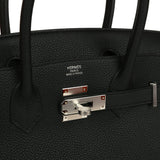 Hermes Birkin 30 Black Togo Palladium Hardware - Thumbnail View 7