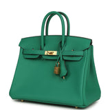 Hermes Birkin 25 Vert Vertigo Swift Gold Hardware - Thumbnail View 5