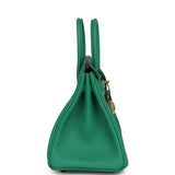 Hermes Birkin 25 Vert Vertigo Swift Gold Hardware - Thumbnail View 3
