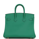 Hermes Birkin 25 Vert Vertigo Swift Gold Hardware - Thumbnail View 4