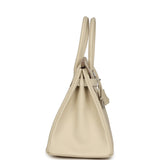 Pre-owned Hermes Birkin 30 Craie Epsom Palladium Hardware - Thumbnail View 3