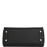 Hermes Shoulder Birkin Light 29 Black Swift and Bleu Indigo Denim Gold Hardware - Thumbnail View 6