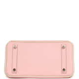 Hermes Special Order (HSS) Birkin 25 Rose Sakura and Nata Swift Brushed Gold Hardware - Thumbnail View 6