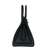 Pre-owned Hermes Birkin 35 Vert Cypress Novillo Palladium Hardware - Thumbnail View 3