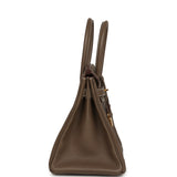 Pre-owned Hermes Birkin 30 Etoupe Clemence Gold Hardware - Thumbnail View 3