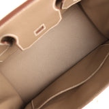 Pre-owned Hermes Birkin 30 Etoupe Clemence Gold Hardware - Thumbnail View 8