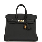 Hermes Birkin 25 Black Togo Gold Hardware - Thumbnail View 1