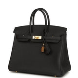 Hermes Birkin 25 Black Togo Gold Hardware - Thumbnail View 5