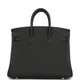 Hermes Birkin 25 Black Togo Gold Hardware - Thumbnail View 4