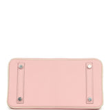 Hermes Special Order (HSS) Birkin 25 Rose Sakura and Nata Chevre Mysore Brushed Palladium Hardware - Thumbnail View 6
