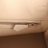 Hermes Special Order (HSS) Birkin 25 Rose Sakura and Nata Chevre Mysore Brushed Palladium Hardware - Thumbnail View 9