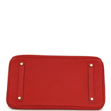 Pre-owned Hermes Birkin 35 Rouge Tomate Togo Gold Hardware - Thumbnail View 6