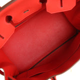 Pre-owned Hermes Birkin 35 Rouge Tomate Togo Gold Hardware - Thumbnail View 8