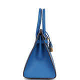 Pre-owned Hermes Special Order (HSS) Birkin Sellier 30 Bleu France Epsom Brushed Gold Hardware - Thumbnail View 3