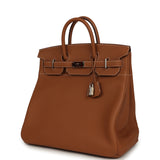 Pre-owned Hermes Birkin HAC 40 Gold Togo Palladium Hardware - Thumbnail View 5