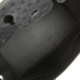 Pre-owned Hermes Birkin 30 Black Ostrich Gold Hardware - Thumbnail View 8