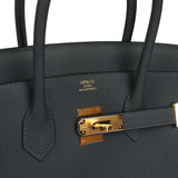 Hermes Birkin 35 Gris Misty Togo Gold Hardware - Thumbnail View 7