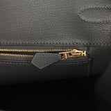 Hermes Birkin 35 Gris Misty Togo Gold Hardware - Thumbnail View 9