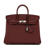 Hermes Birkin 25 Rouge H Togo Palladium Hardware - Thumbnail View 1