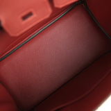 Hermes Birkin 25 Rouge H Togo Palladium Hardware - Thumbnail View 8