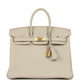 Hermes Birkin 25 Beton Togo Gold Hardware - Thumbnail View 1