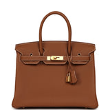 Hermes Birkin 30 Gold Togo Gold Hardware - Thumbnail View 1