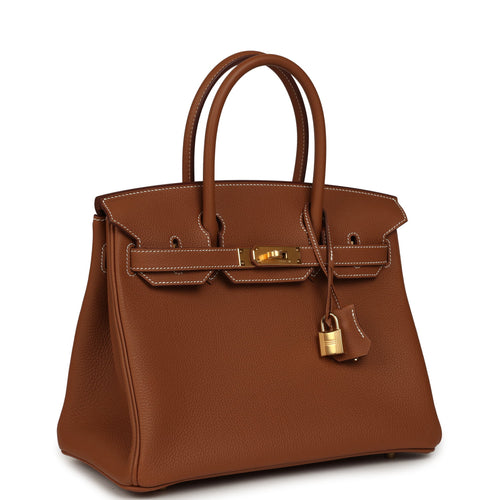 Hermes Birkin 30 Gold Togo Gold Hardware