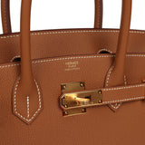 Hermes Birkin 30 Gold Togo Gold Hardware - Thumbnail View 7