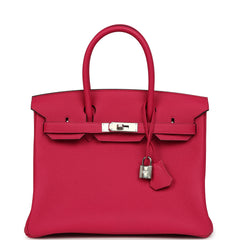 Hermes Birkin 30 Rose Mexico Togo Palladium Hardware