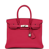 Hermes Birkin 30 Rose Mexico Togo Palladium Hardware - Thumbnail View 1