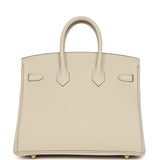 Hermes Birkin 25 Craie Togo Gold Hardware - Thumbnail View 4