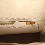 Hermes Birkin 25 Craie Togo Gold Hardware - Thumbnail View 8