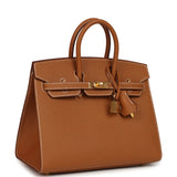 Hermes Birkin Sellier 25 Gold Epsom Gold Hardware - Thumbnail View 2