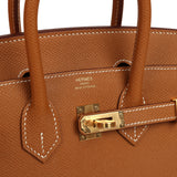 Hermes Birkin Sellier 25 Gold Epsom Gold Hardware - Thumbnail View 7