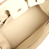 Hermes Birkin 25 Craie Togo Gold Hardware - Thumbnail View 8
