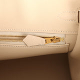 Hermes Birkin 25 Craie Togo Gold Hardware - Thumbnail View 9