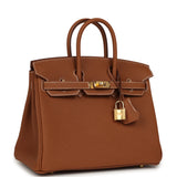 Hermes Birkin 25 Gold Togo Gold Hardware - Thumbnail View 2