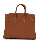 Hermes Birkin 25 Gold Togo Gold Hardware - Thumbnail View 4