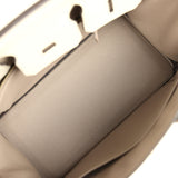 Pre-owned Hermes Special Order (HSS) Birkin 25 Beton and Gris Asphalt Togo Rose Gold Hardware - Thumbnail View 8