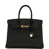 Hermes Birkin 30 Black Togo Gold Hardware - Thumbnail View 1